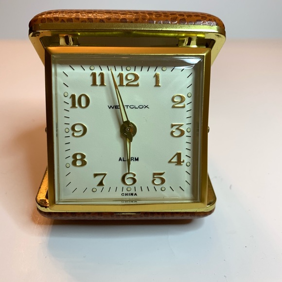 Westclox Other - WESTCLOX VTG Travel Alarm Clock- Mechanical-Works